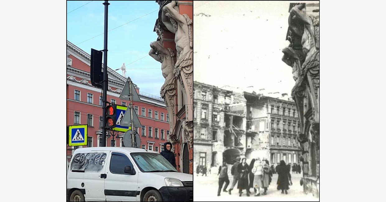 Nevsky 68 siege Leningrad destroyed house