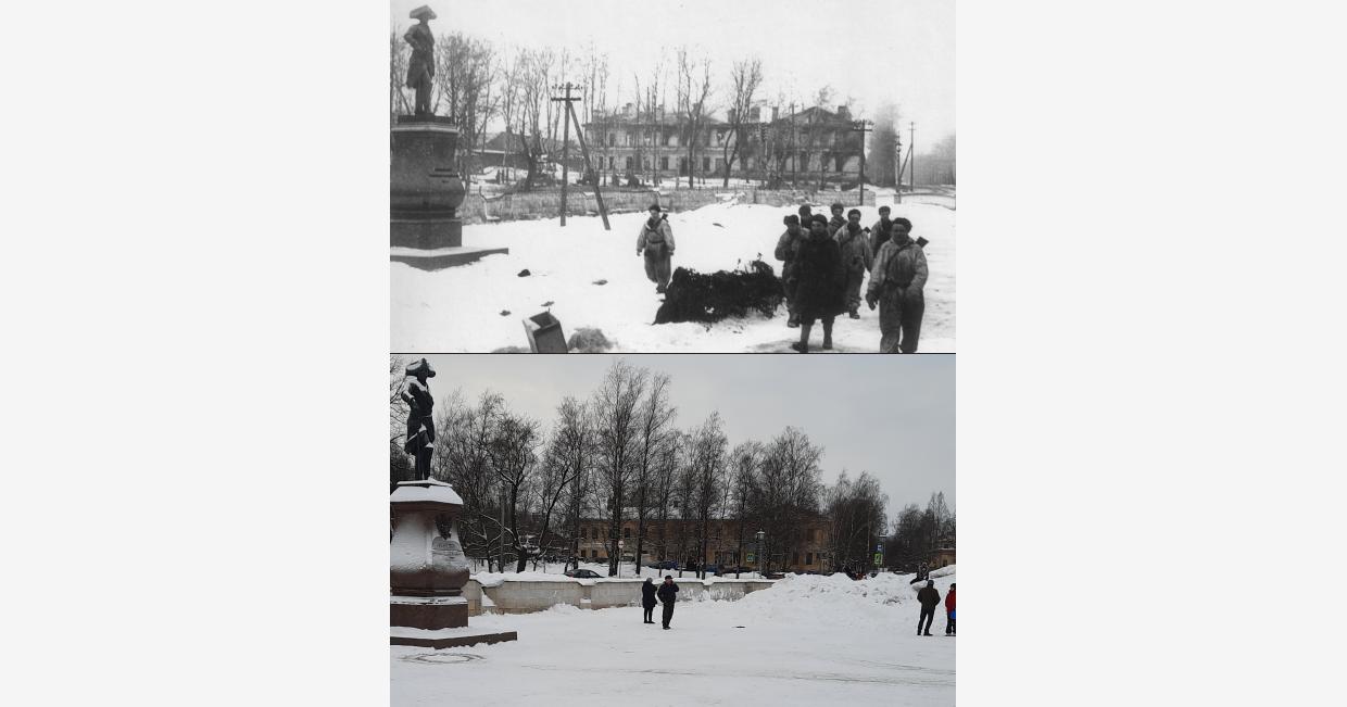 Gatchina Paul I monument siege Leningrad liberation