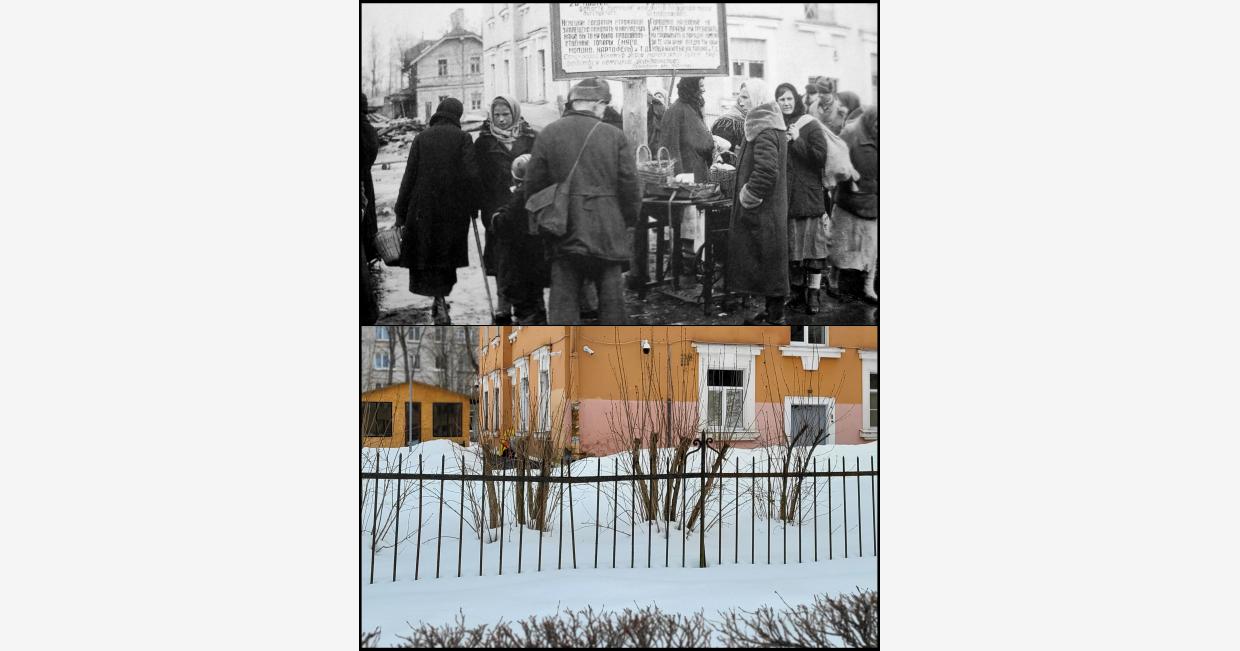 Pavlovsk marketplace occupation 1942