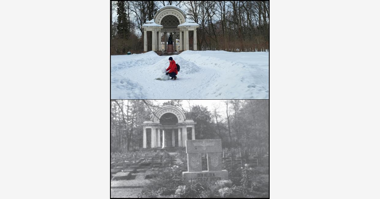 German cemetery Pavlovsk 1943