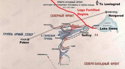 soltsy map 1941
