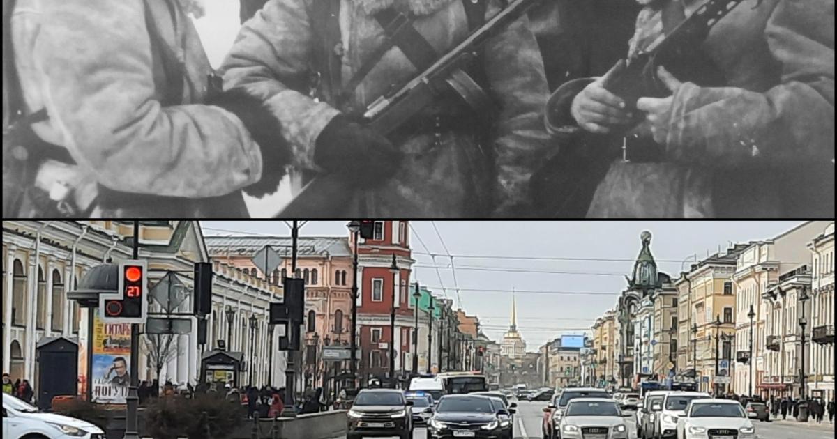 Now and Then - Breakthrough of the Siege day | HISTOURS Siege of Leningrad