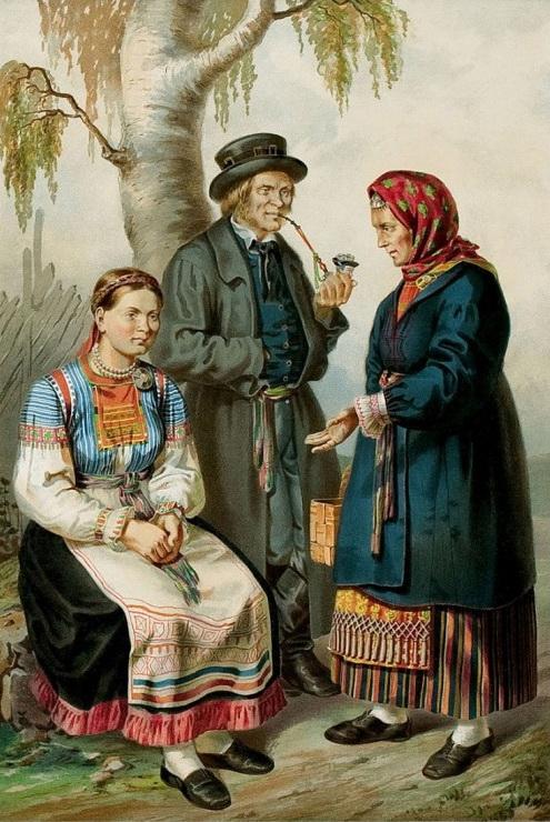 Ингерманландские финны, рисунок 1862 года